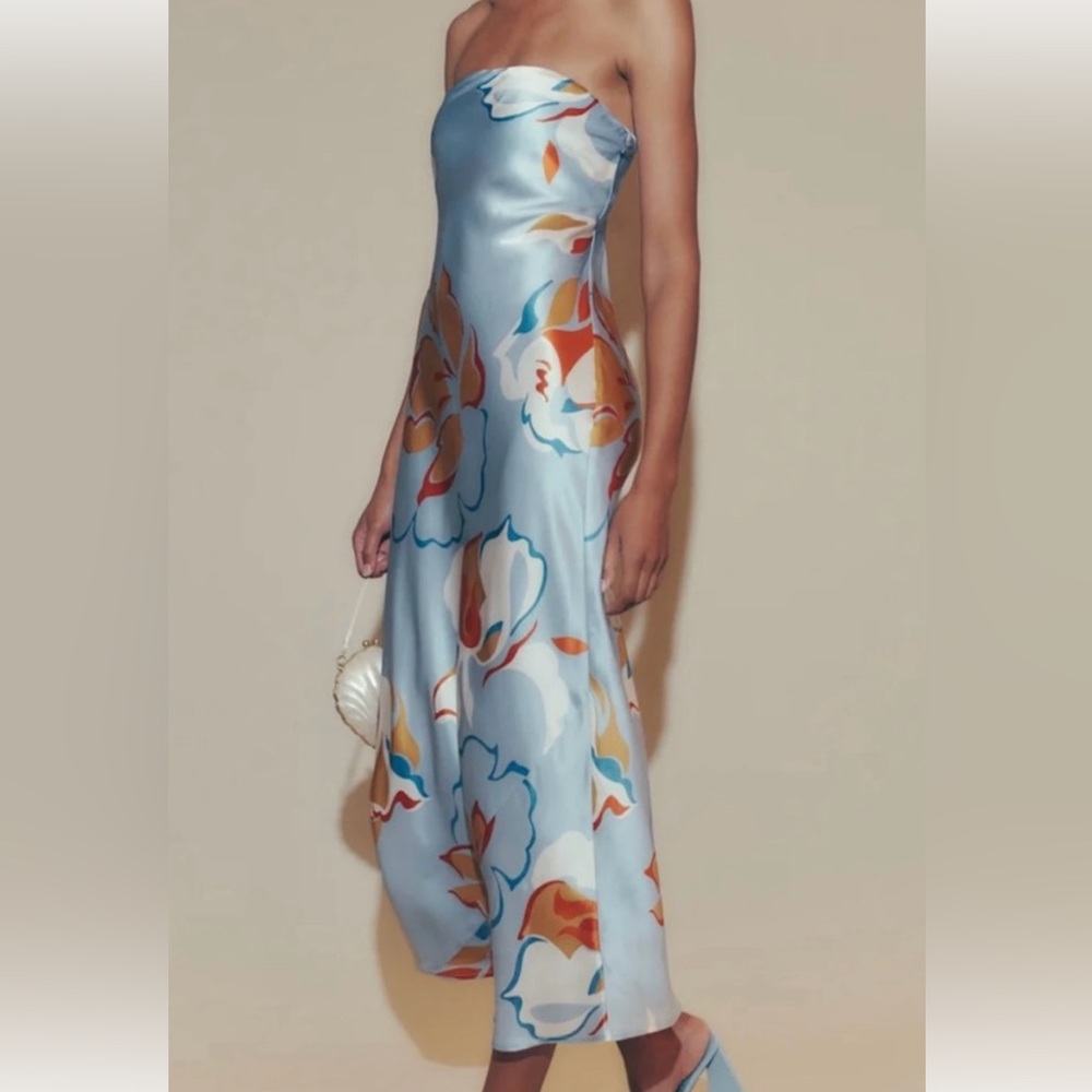 Reformation Joanne Silk Dress